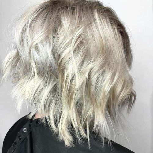 Icy Blonde Inverted Bob Haircuts (Photo 20 of 20)