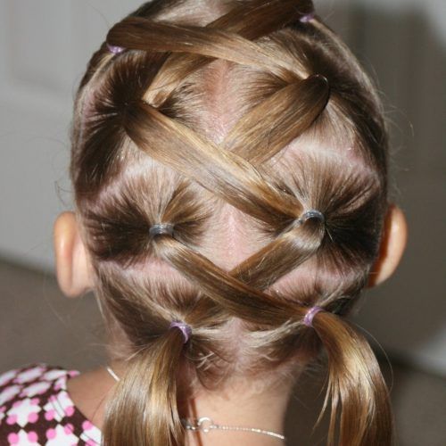 Lattice-Weave With High-Braided Ponytail (Photo 13 of 15)