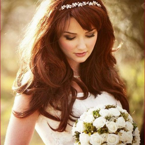 Long Curly Bridal Hairstyles With A Tiara (Photo 17 of 20)