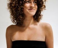 20 Best Collection of Medium Haircuts for Naturally Curly Hair