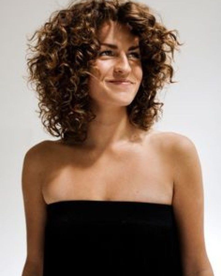 20 Best Collection of Medium Haircuts for Naturally Curly Hair