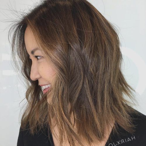 Medium Haircuts For Thick Straight Hair (Photo 11 of 20)