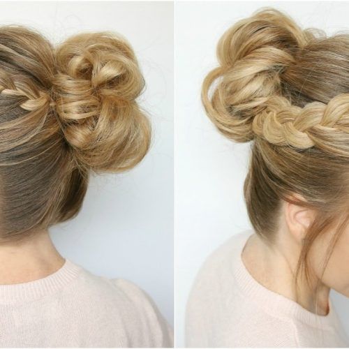 Messy Pony Hairstyles With Lace Braid (Photo 5 of 20)