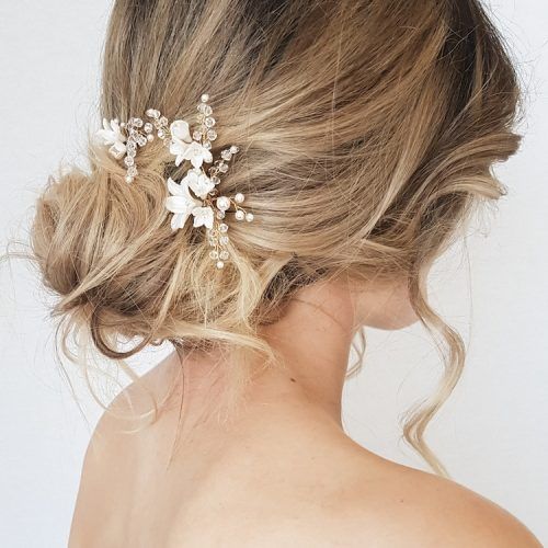 Messy Updos Wedding Hairstyles (Photo 9 of 15)