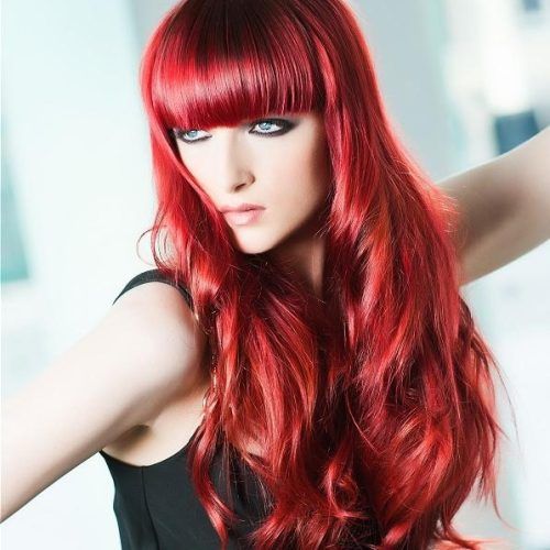 Red Long Hairstyles (Photo 7 of 20)