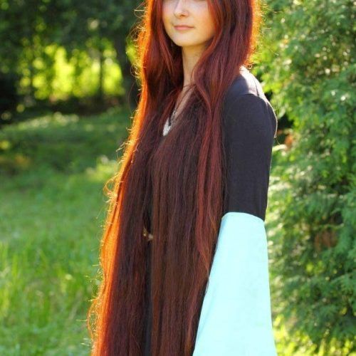 Red Long Hairstyles (Photo 16 of 20)