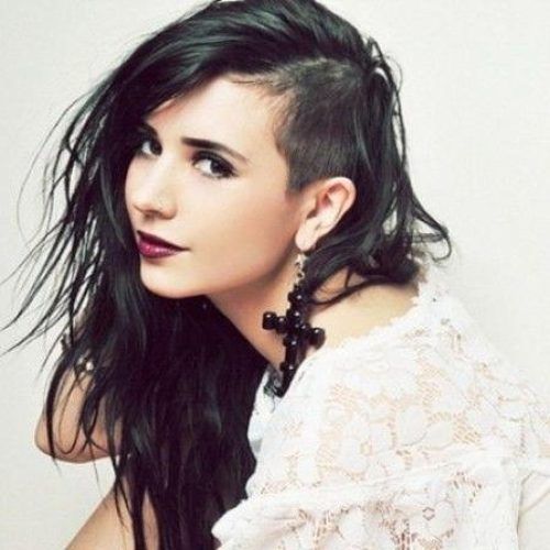 Shaved Long Hairstyles (Photo 7 of 20)