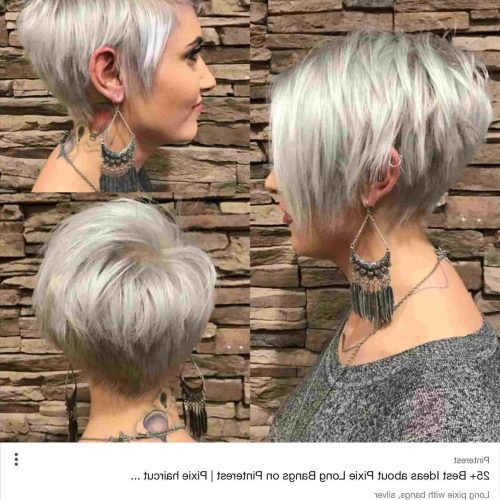 Short Silver Blonde Bob Hairstyles (Photo 14 of 20)