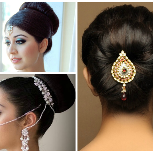Simple Indian Bridal Hairstyles For Medium Length Hair (Photo 13 of 15)