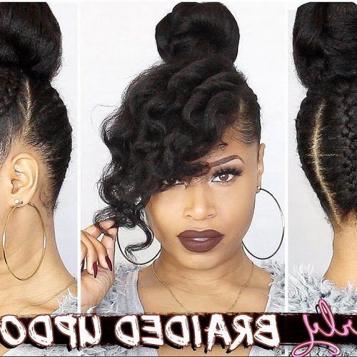 Sleek French Knot Hairstyles With Curls (Photo 5 of 20)