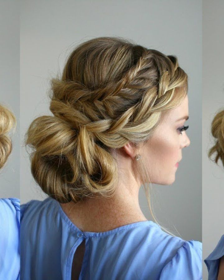 2024 Popular Stacked Buns Updo Hairstyles