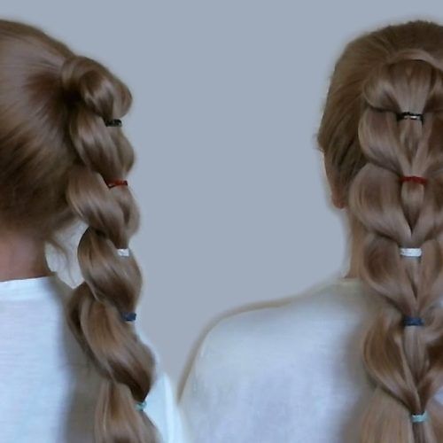 Unique Braided Up-Do Ponytail Hairstyles (Photo 9 of 20)