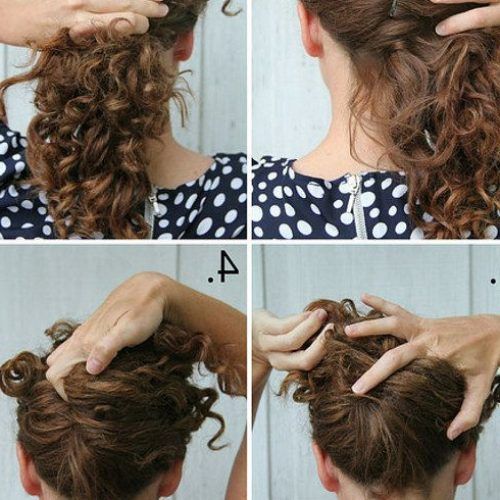 Updo For Long Curly Hair (Photo 5 of 15)