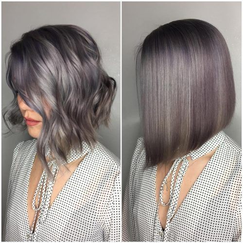 Voluminous Platinum And Purple Curls Blonde Hairstyles (Photo 17 of 20)