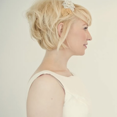 Wedding Hairstyles For Short Blonde Hair (Photo 12 of 15)