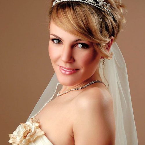 Wedding Hairstyles For Short Hair With Bangs (Photo 12 of 15)