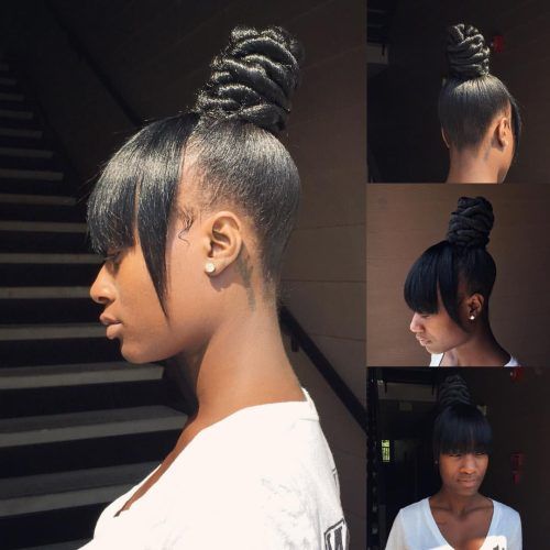 Faux Bang Updo Hairstyles (Photo 4 of 20)