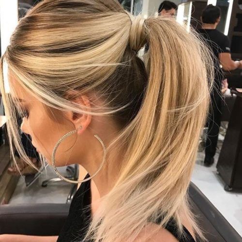Bold And Blonde High Ponytail Hairstyles (Photo 7 of 20)