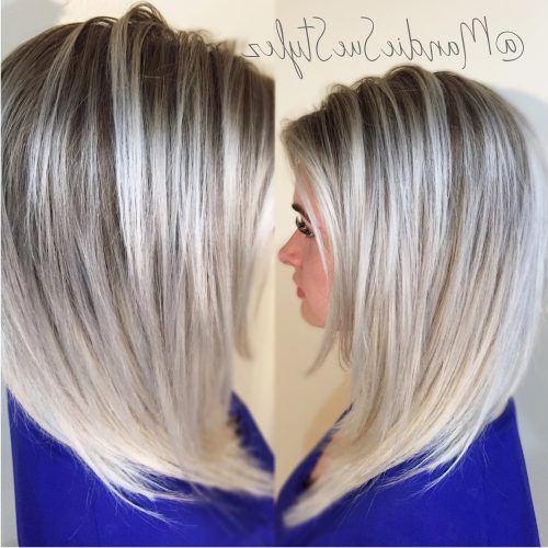 Rooty Long Bob Blonde Hairstyles (Photo 12 of 20)