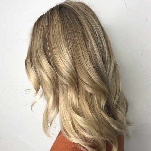 Beachy Waves Hairstyles With Balayage Ombre (Photo 5 of 20)