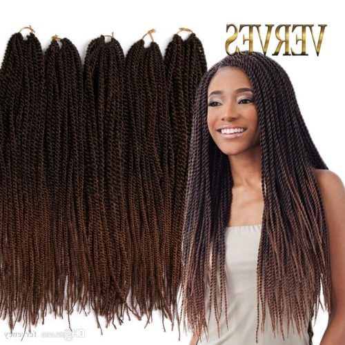Black And Brown Senegalese Twist Hairstyles (Photo 8 of 20)