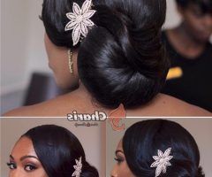 2024 Latest Updo Hairstyles for Black Hair Weddings