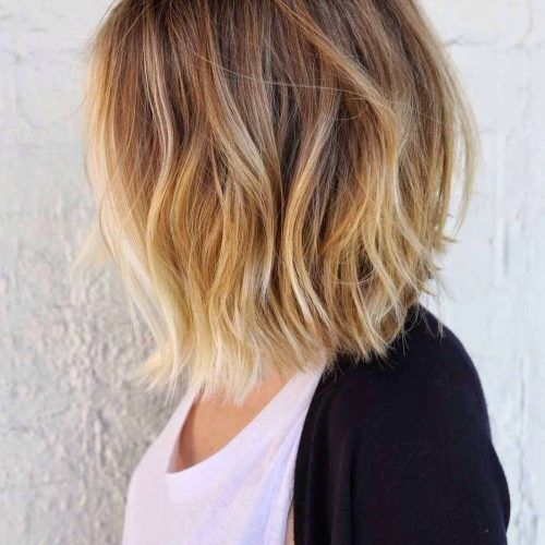 Ombre-Ed Blonde Lob Hairstyles (Photo 5 of 20)