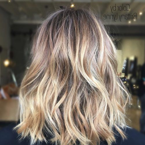 Longer Textured Haircuts With Sun-Kissed Balayage (Photo 6 of 20)
