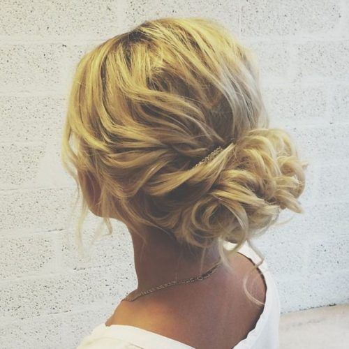 Curly Messy Updo Wedding Hairstyles For Fine Hair (Photo 10 of 20)