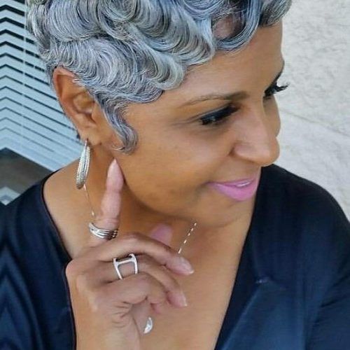 Short Hairstyles For Black Women With Gray Hair (Photo 4 of 20)