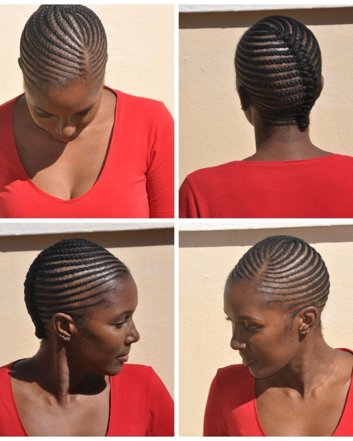 2024 Popular Cornrows Hairstyles with Own Hair