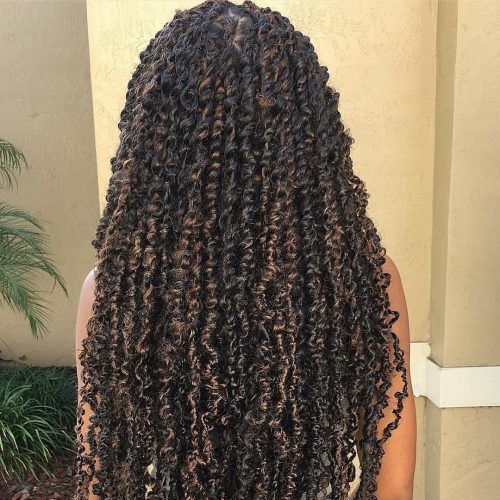 Two-Tone Twists Hairstyles With Beads (Photo 14 of 20)