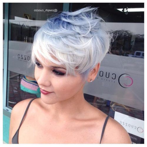 Pastel Pixie Haircuts With Curly Bangs (Photo 4 of 20)