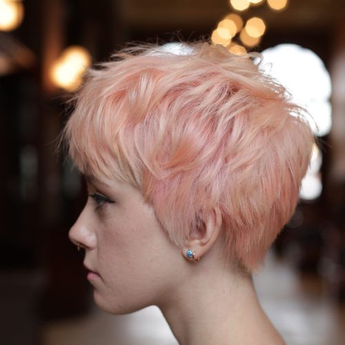 Sexy Pastel Pixie Hairstyles (Photo 12 of 20)