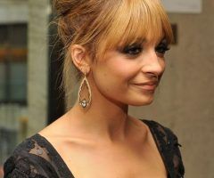 15 Inspirations High Updo with Bangs