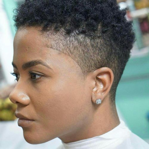 Curly Black Tapered Pixie Hairstyles (Photo 8 of 20)