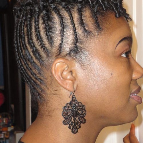 African American Flat Twist Updo Hairstyles (Photo 10 of 15)