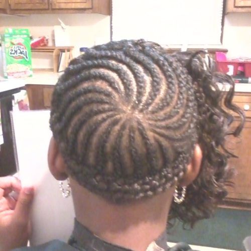 Cornrows Hairstyles With Swoop (Photo 11 of 15)
