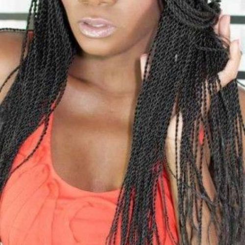 African Red Twists Micro Braid Hairstyles (Photo 3 of 20)