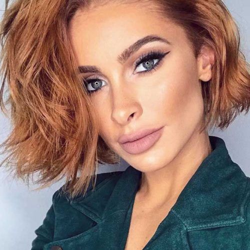 Messy Bob Hairstyles With A Deep Side Part (Photo 8 of 20)