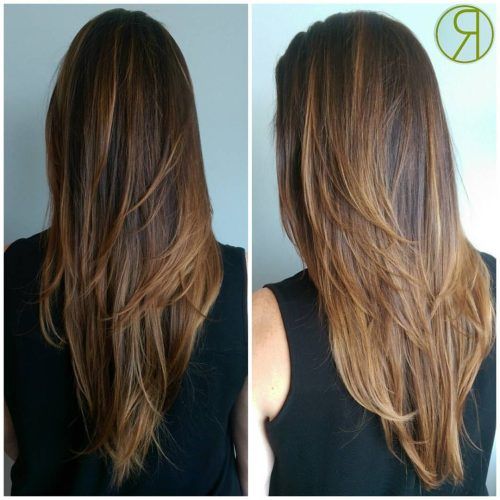 Longer Textured Haircuts With Sun-Kissed Balayage (Photo 15 of 20)