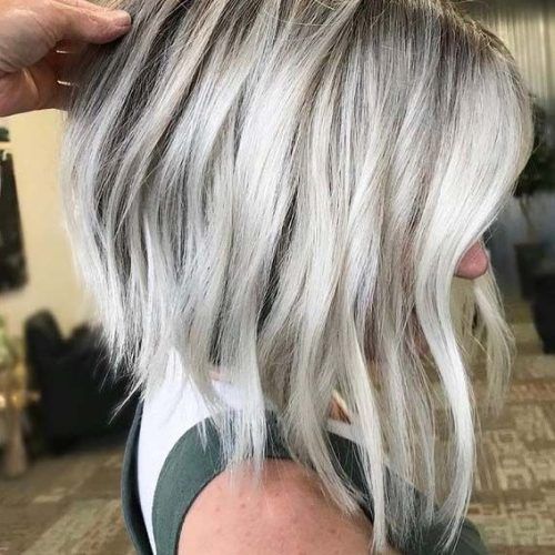 Icy Blonde Inverted Bob Haircuts (Photo 13 of 20)