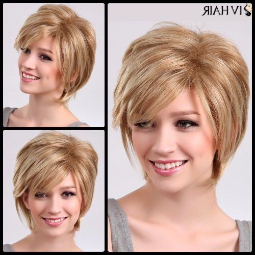 Oblique Feathered Bangs And A Pixie Cut Hairstyles (Photo 4 of 20)