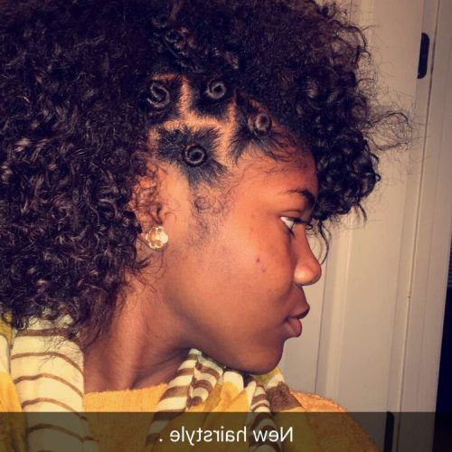 Mohawk Hairstyles With Braided Bantu Knots (Photo 3 of 20)