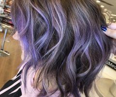 20 Photos Lavender Balayage for Short A-line Haircuts