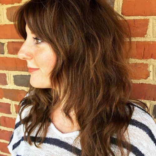 Long Curly Shag Hairstyles With Bangs (Photo 9 of 20)