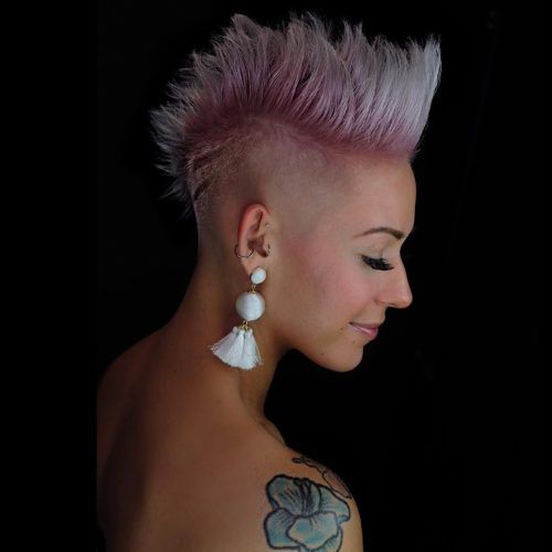 Shaved Short Hair Mohawk Hairstyles (Photo 4 of 20)