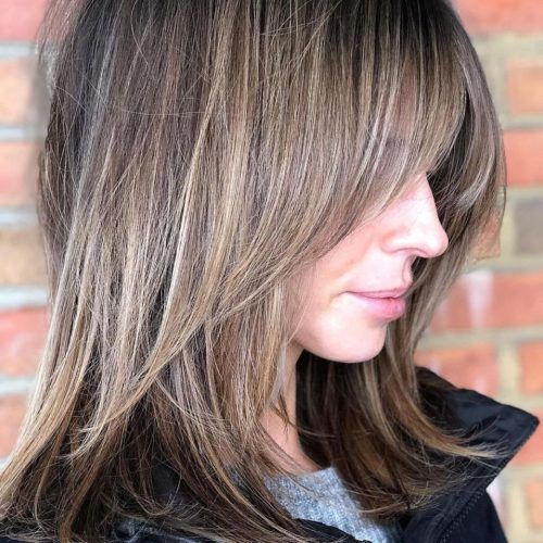 Longer Textured Haircuts With Sun-Kissed Balayage (Photo 4 of 20)