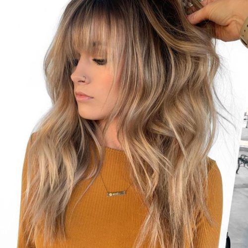 Golden Bronde Razored Shag Haircuts For Long Hair (Photo 1 of 20)