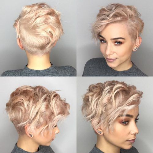 Pastel Pixie Haircuts With Curly Bangs (Photo 12 of 20)